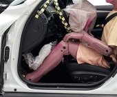 2013 BMW X1 IIHS Frontal Impact Crash Test Picture